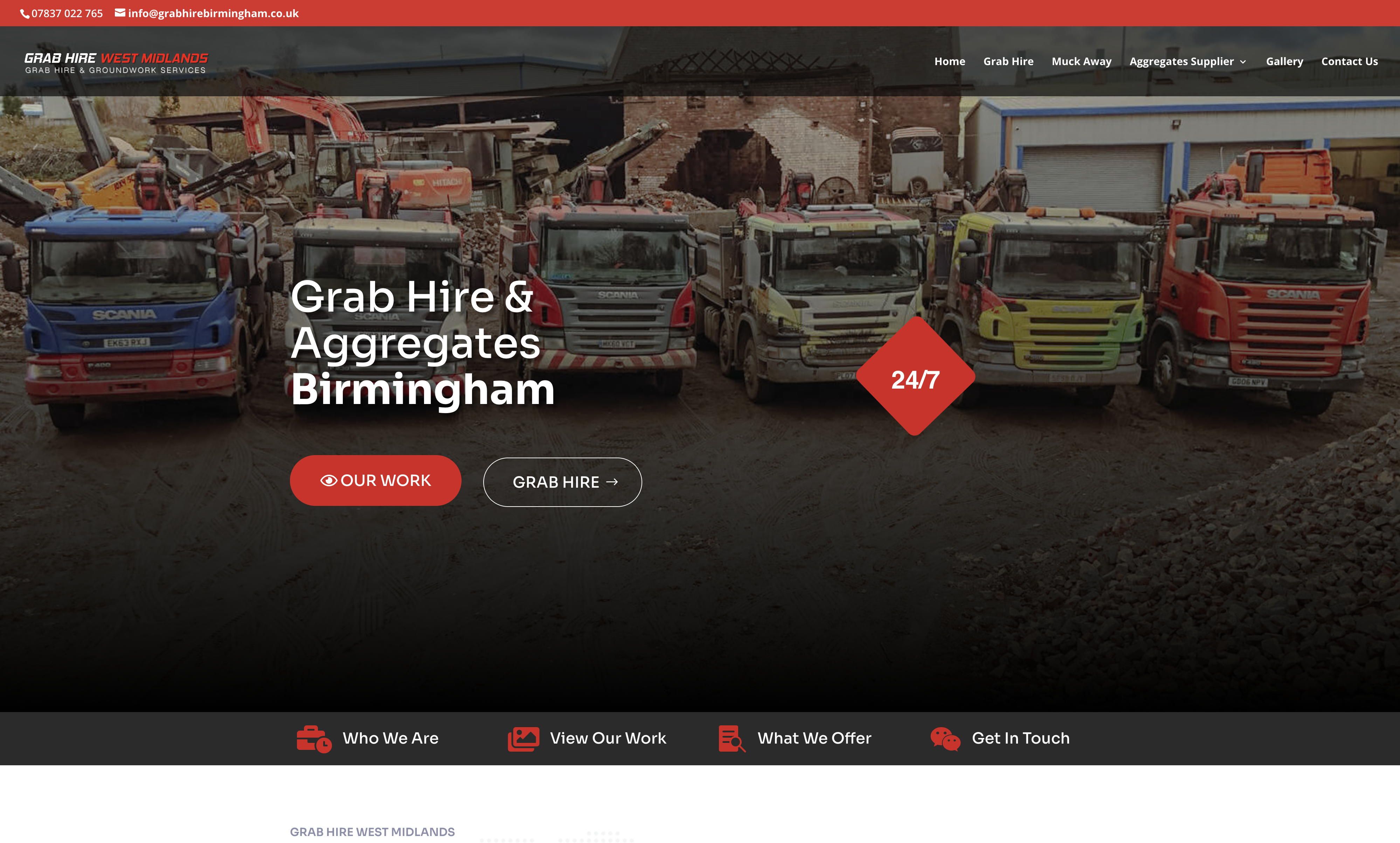 grab hire west midlands company